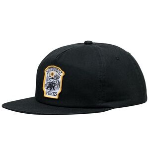 Unisex Black Parks Project X National Park Wildlife Patch Hat Strapback Cotton